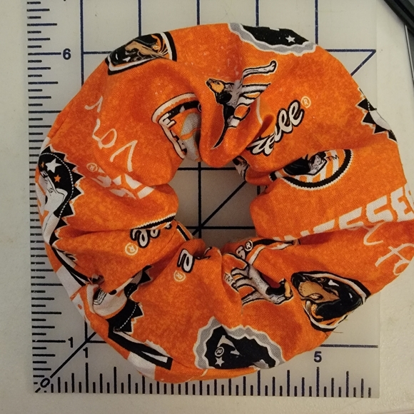 Handmade TN Vols Hair Scrunchie - Picture 2 of 2